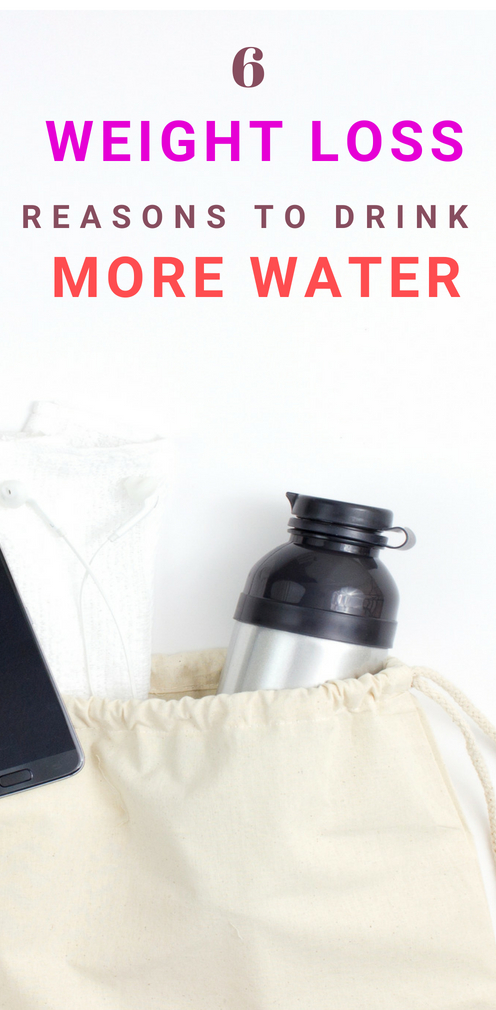 Do you drink enough water? Drinking more water is very IMPORTANT and has numerous benefits not only for weight loss but your well-being also. Learn about the benefits of water for weight loss and find some tips on how to drink more. #drinkmorewater #weightloss #health #fit