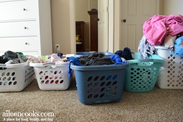 baskets full of laundry