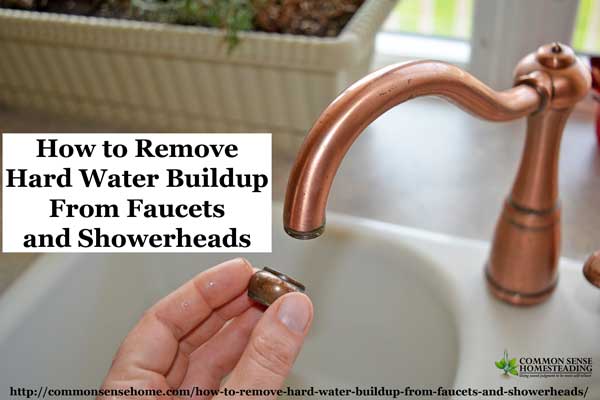 remove hard water buildup