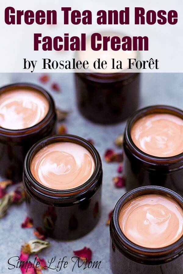 Green Tea and Rose Facial Cream by Rosalee de la Foret 