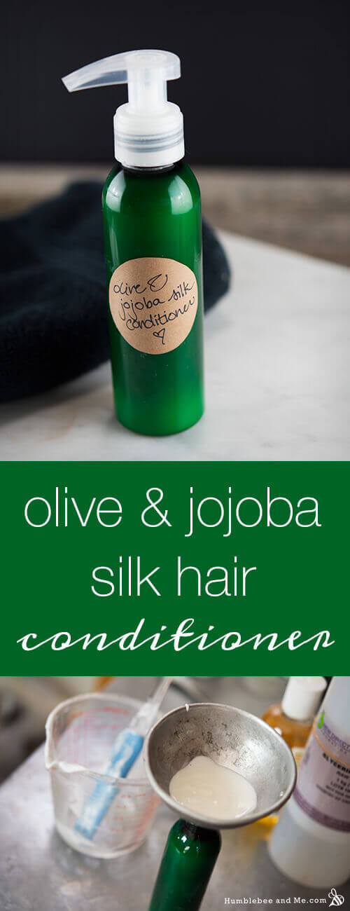 Homemade personal care and beauty products-olive jojoba conditioner