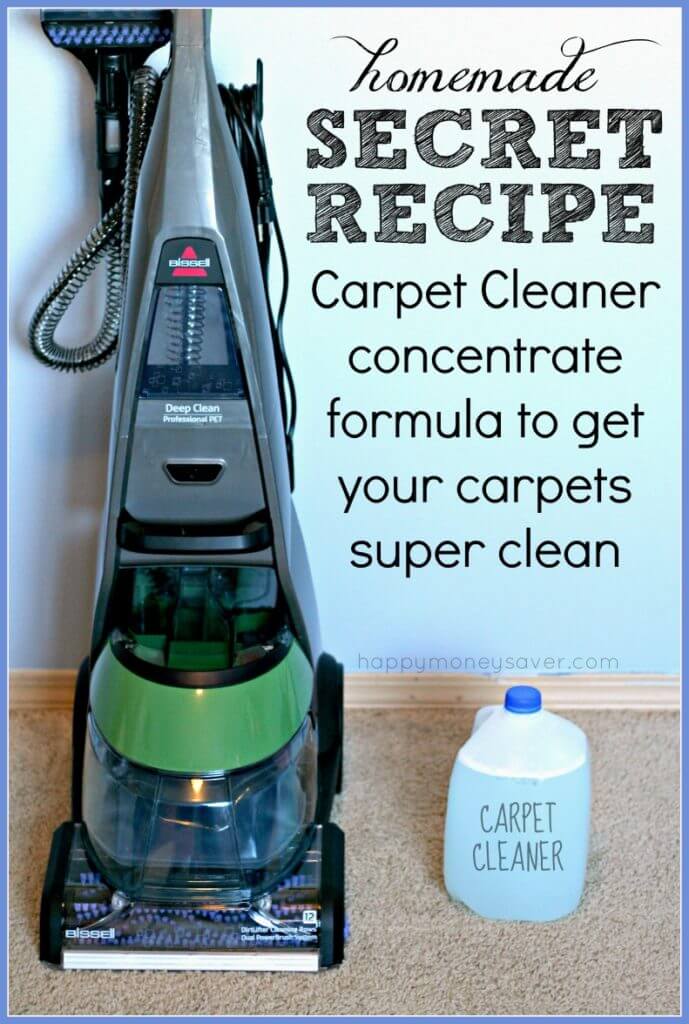 Homemade carpet cleaner